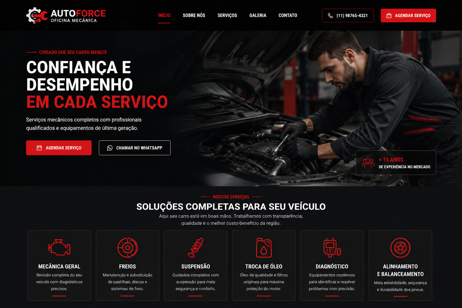 Foto de referência: oficina